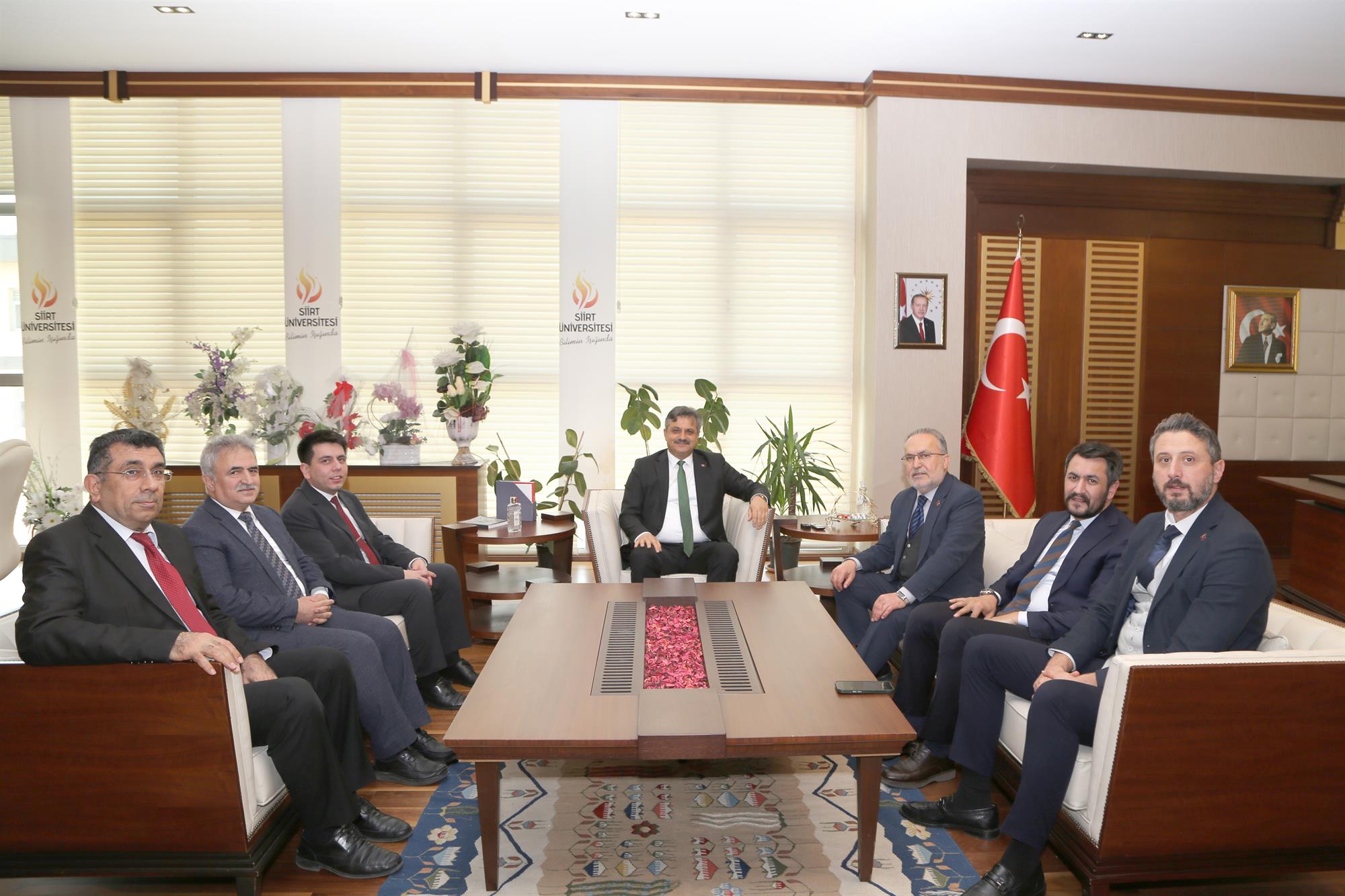 15 Temmuz Derneğinden Rektörümüz Prof. Dr. Nihat Şındaka Ziyaret